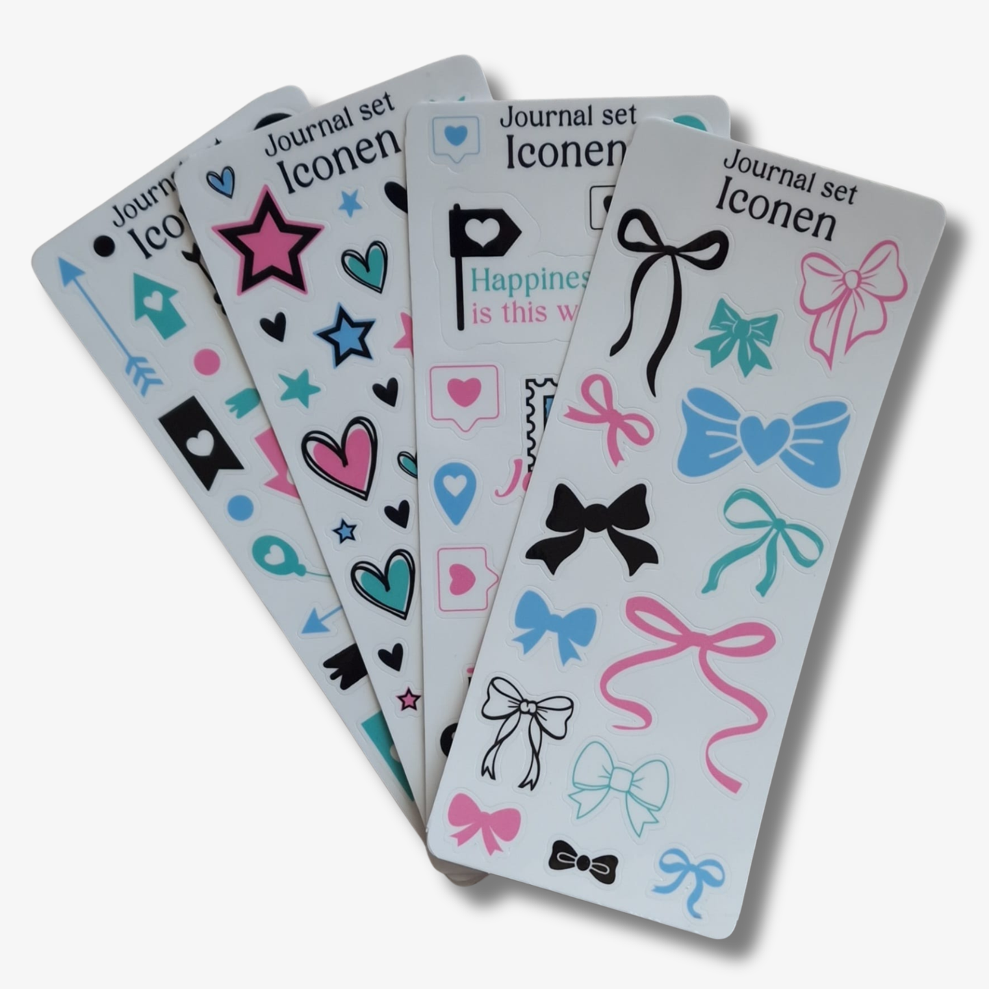 Journaling stickervellen set
