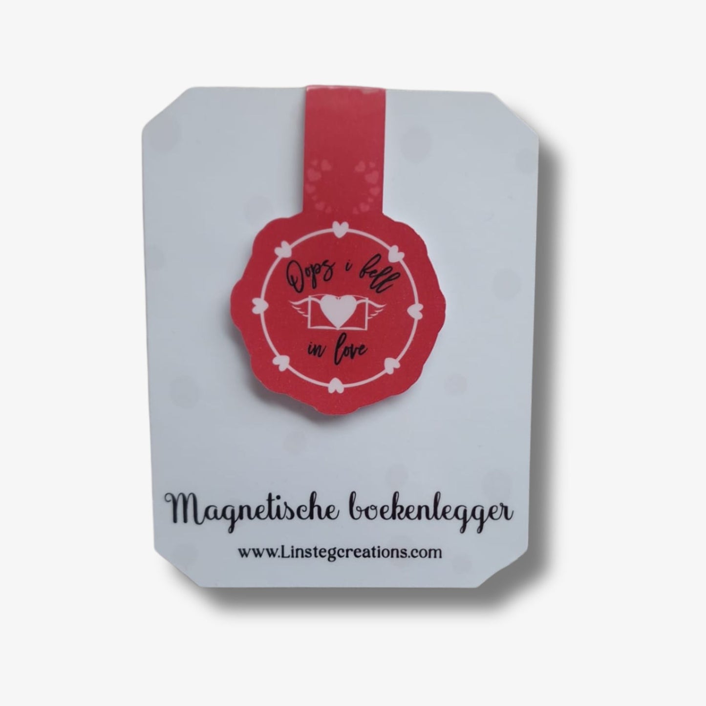 Magnetische boekenlegger - Love