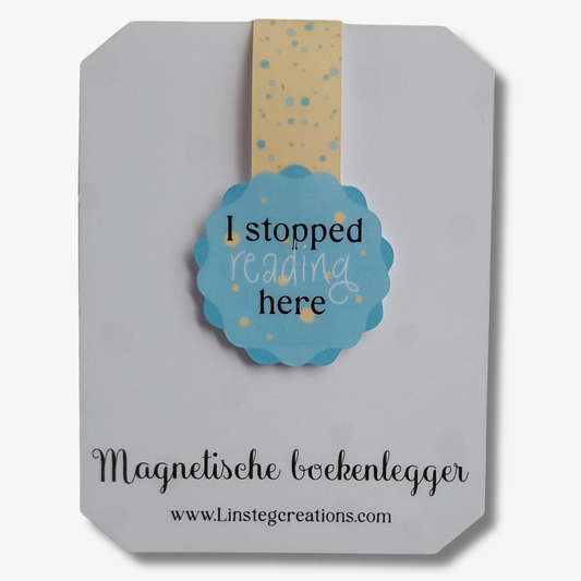 Magnetische boekenlegger - Reading