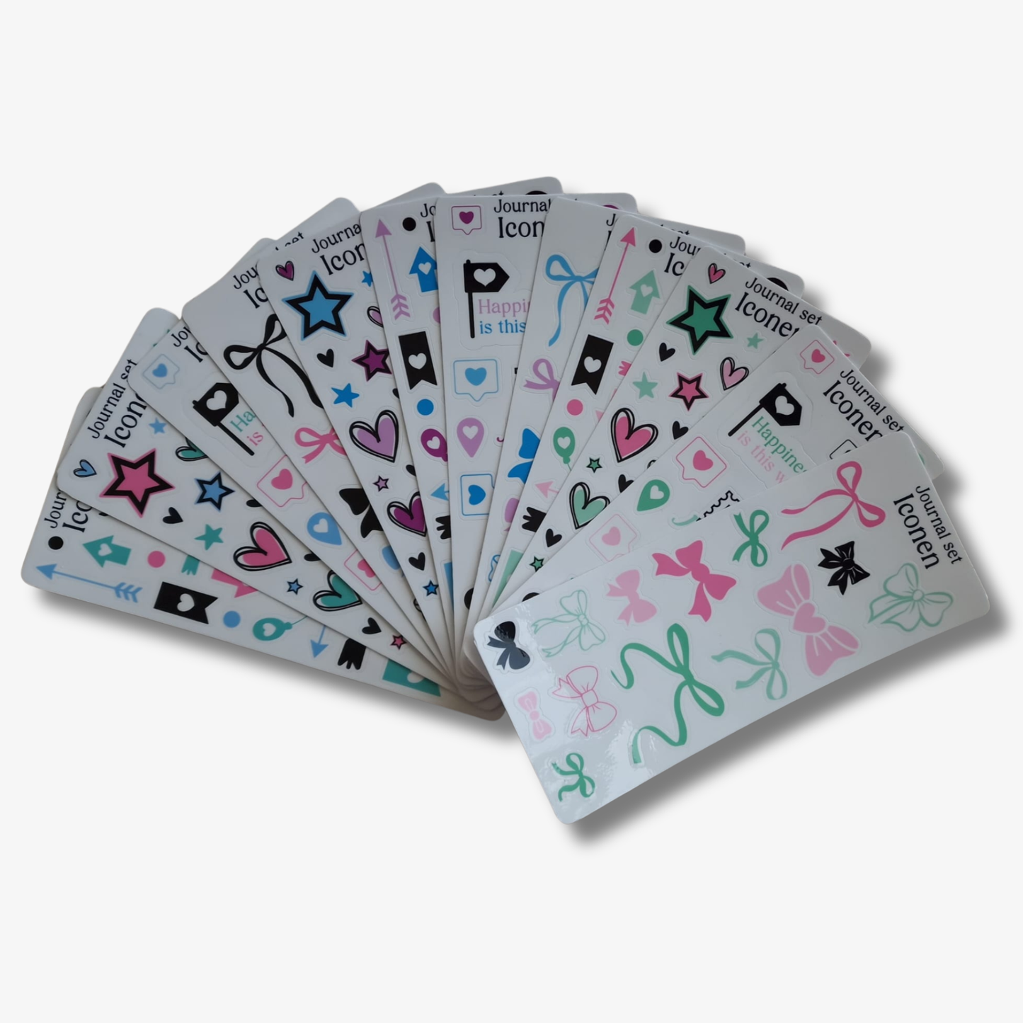 Journaling stickervellen set