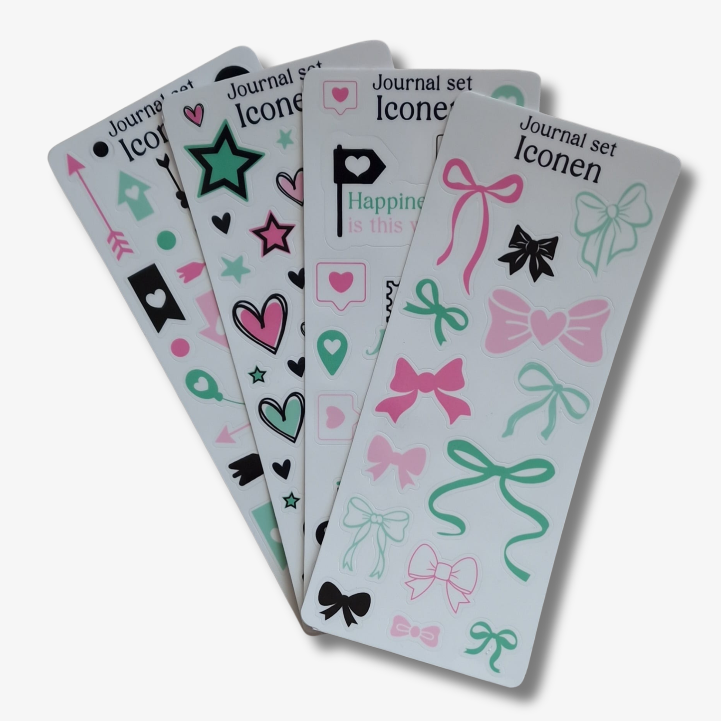 Journaling stickervellen set