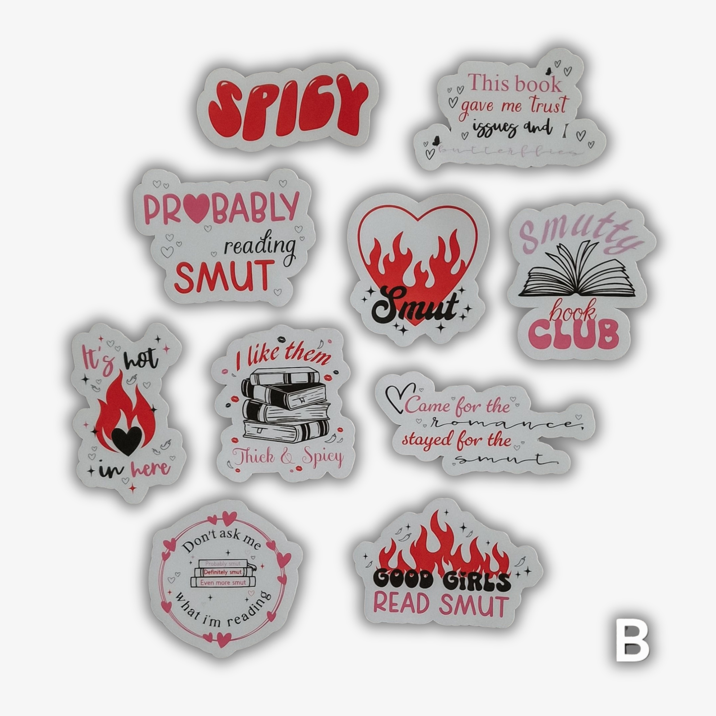 Spicy sticker set