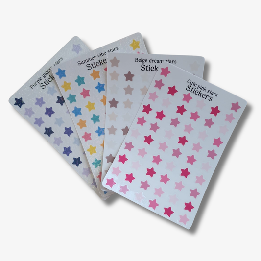 Sterren stickervellen