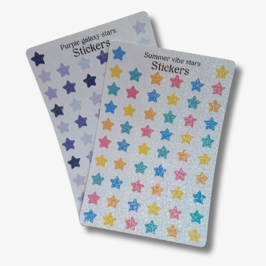 Sterren stickervellen
